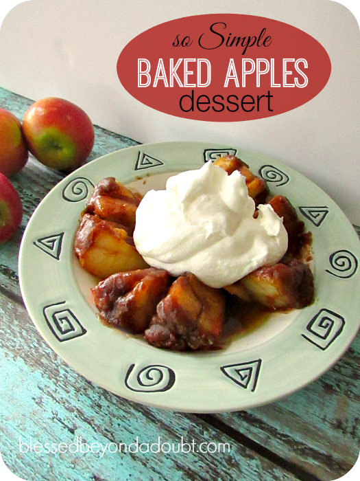 simple baked apples