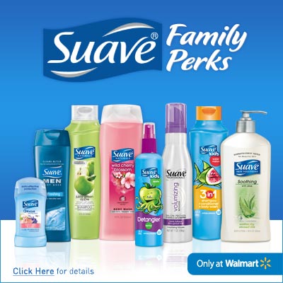 You now can get rewarded for purchasing Suave products at Walmart. Earn points that are redeemable for a $5 Walmart gift card!