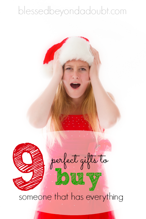 These are 9 gifts that are perfect for the person who has everything. I love #3!