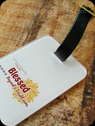 Make sure you have the cutest luggage tag! 