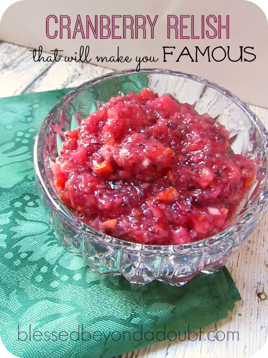 easy cranberry relish recipe 2