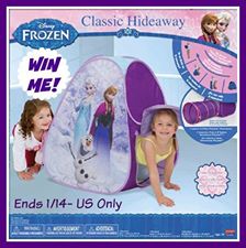 Win this FUN Frozen Hideaway Tent !