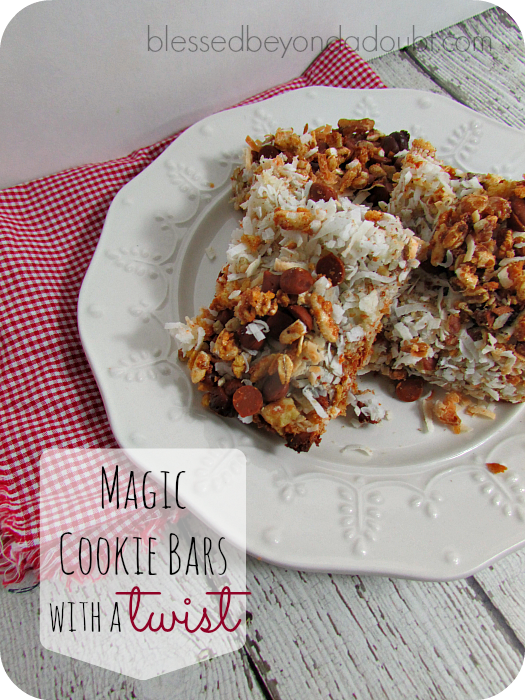 Recipe for magic cookie bars