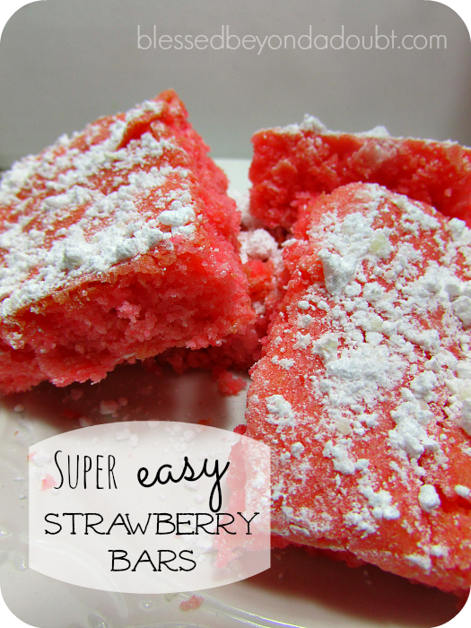 strawberry bars recipe