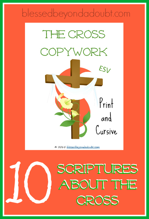 Scriptures about the cross