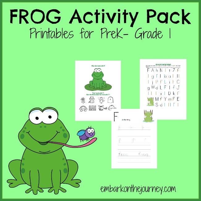 FREE Frog Activity Pack for Little Learners!