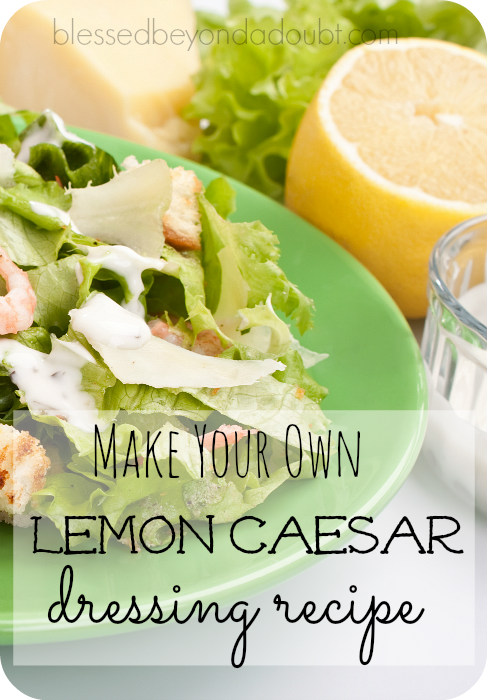 lemon ceasar dressing recipe