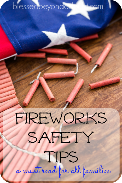 Firework safety tips for keeping safe this Independence Day. A MUST read for all families.