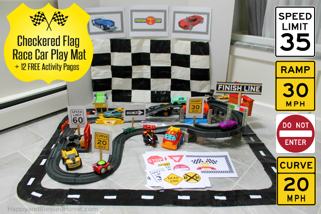 Easy-DIY-Race-Track-and-Checkered-Flag-Play-Mat-for-Race-Car-Fun-from-HappyandBlessedHome