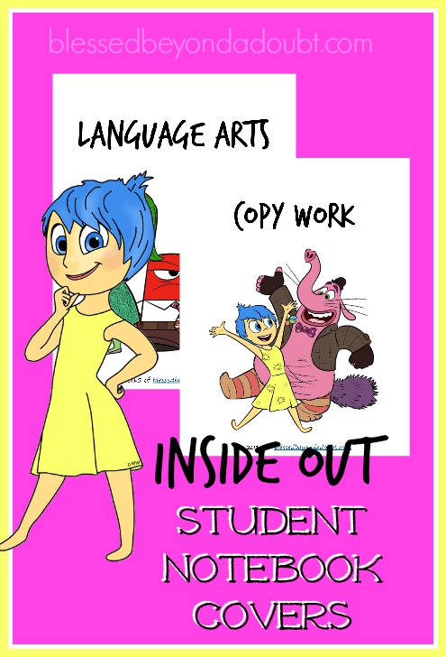 FREE Inside Out Binder Covers for students. All subjects included.
