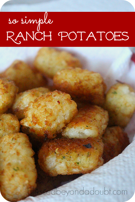 The best ranch potatoes that will be a favorite!