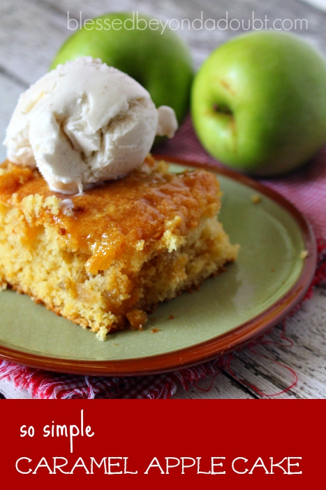 caramel apple cake recipe