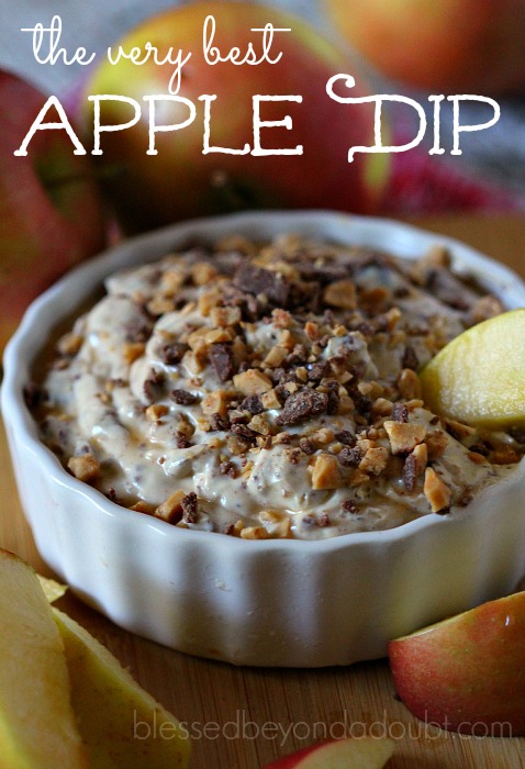 The very best apple dip recipe that might make you famous.