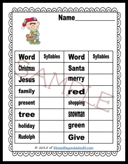 syllable counting_sample