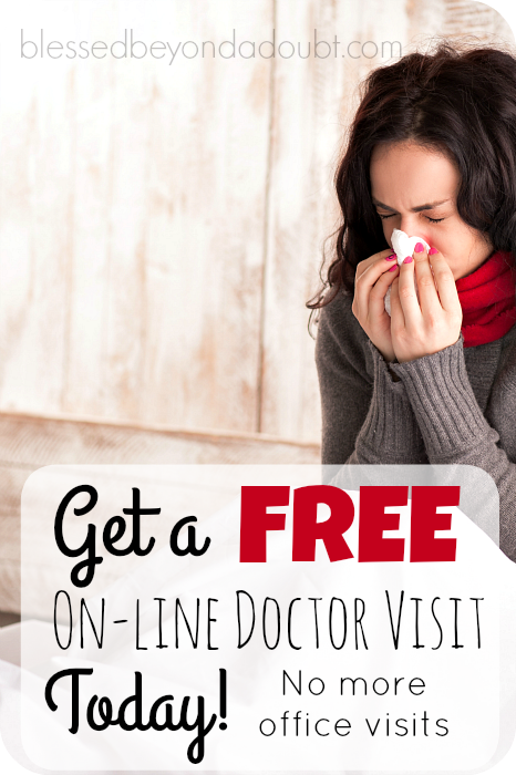 Oh my! Doctor on Demand is so convenient. You don't even need to leave your bedroom when you are sicker than a dog. Get your first visit free today!