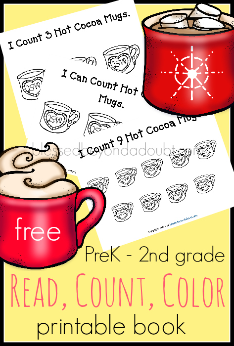 FREE Read, Count, Color Printable Book with