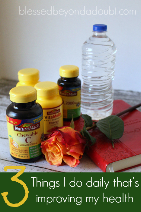 Check out these 3 practical things that I do that is improving my overall health and energy level this year. You can start today! #NatureMade, #IC, #ad
