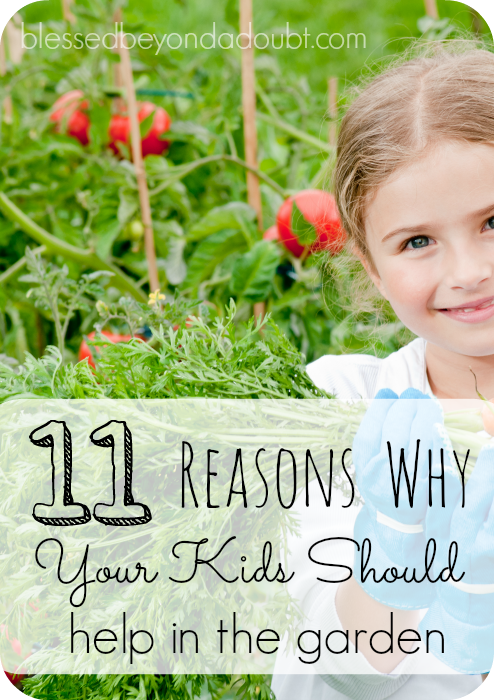 You should allow your children to help in the garden. Check out the reasons why it's beneficial. Do you agree?