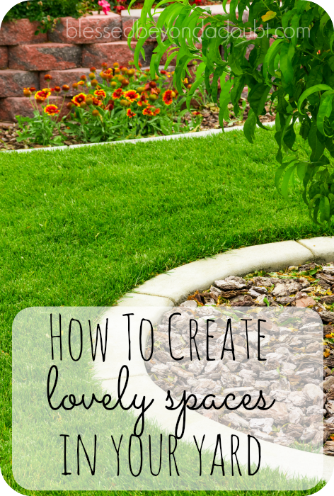 Here are 8 simple ways tiy can create lovely spaces in your yard. Which one will you try first?