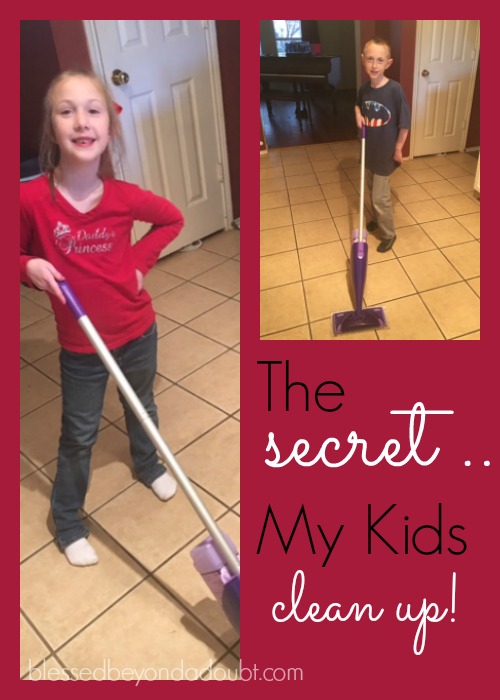 Check out how I get my kids to clean their own messes. Yours will too! #yestothemess #ad