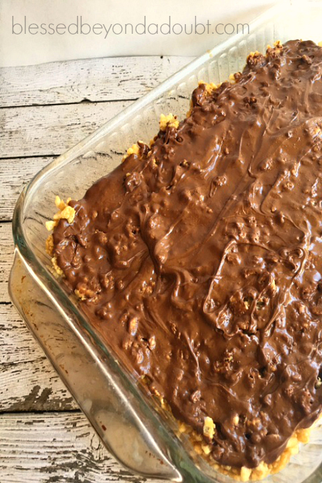 These no bake chocolate butterscotch bars recipe is the bomb. They are perfect for any occasion. Beware the y won't last long because they seem to be everyone's favorite.