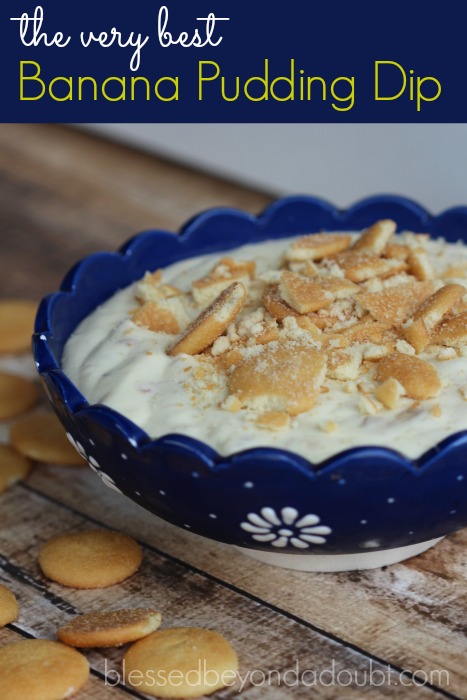 The very best banana pudding dip recipe that is amazing!