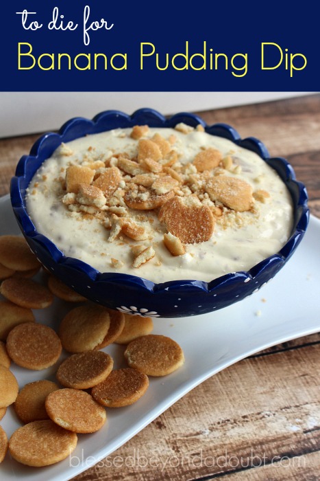 The very best banana pudding dip recipe that is amazing!