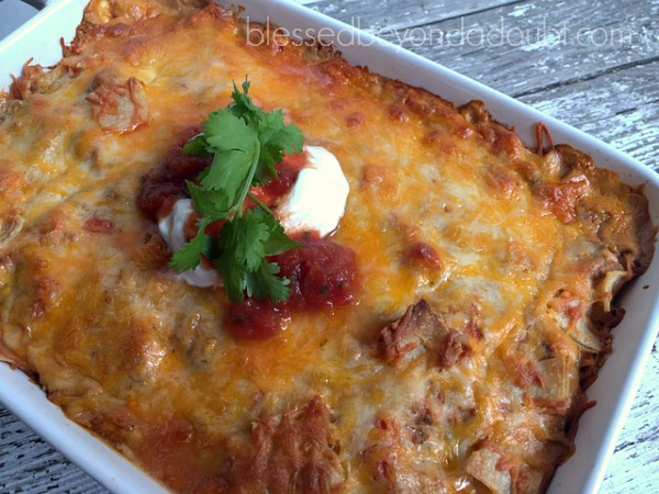 Try this easy King Ranch Casserole recipe with ground turkey. It's amazing! My kids love it, too!
