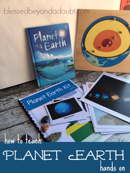 You can easily teach Planet Earth with a hands-on approach. It's fun and engaging for students. #ad