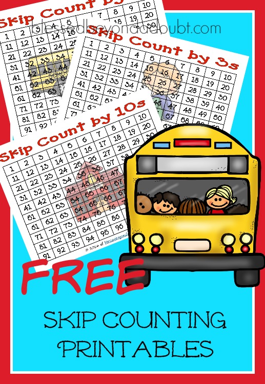 Your child can master multiplication with these free multiplication skip counting worksheets. Check out our favorite skip counting song.