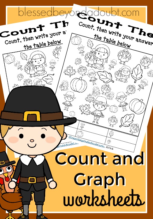 These count and graph worksheets are perfect for the student learning to count.