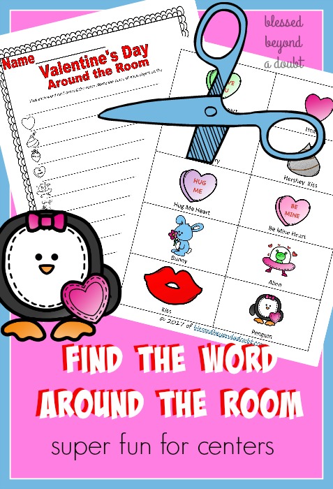 FREE Valentine's Day Center Activity. This is a perfect activity for homeschool or a classroom setting. 