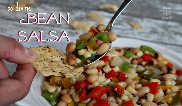 Try this zesty bean salsa recipe with your favorite tortilla chips at your next party. It's a healthy snack that's wonderful.