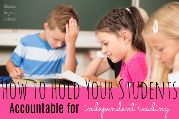 Ways to Hold Students Accountable with Independent Reading and FREE ...