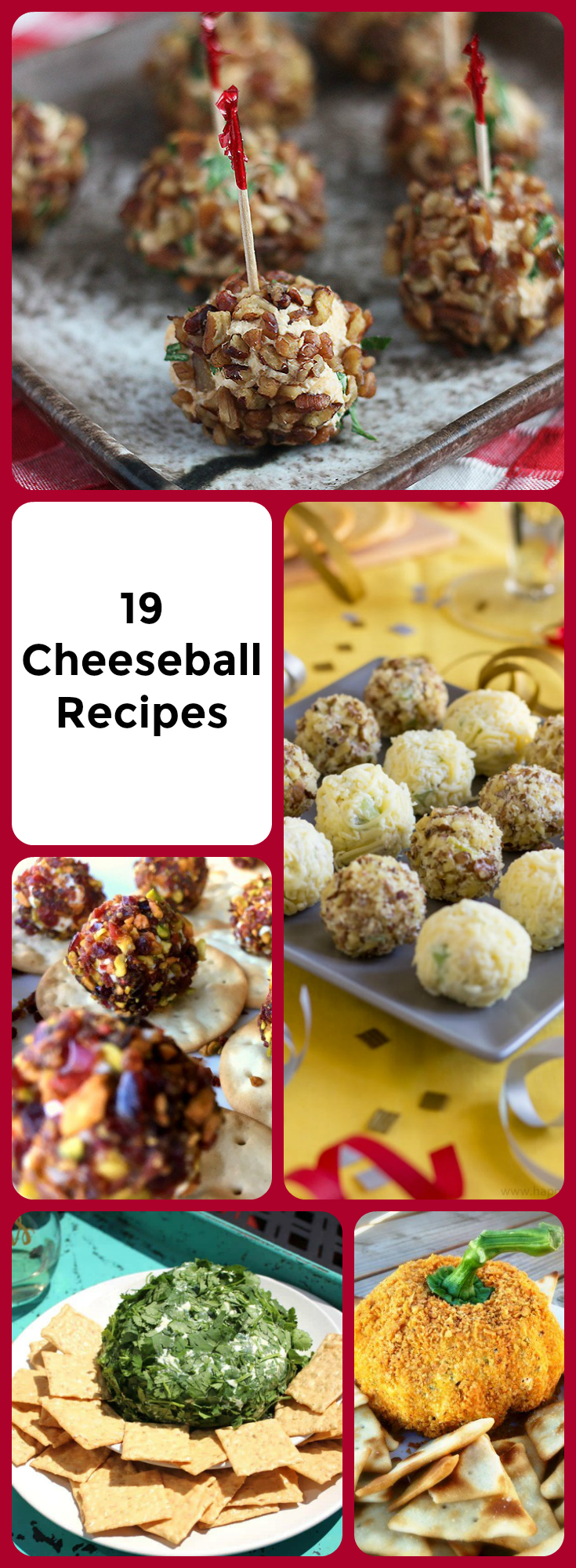 Try these easy cheese ball recipes that will rock your party! Which one will you try first? Check out my very favorite cheese ball recipe. I adore the creaminess and the blue cheese.