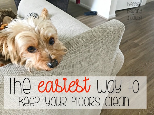 Easiest way to Clean Laminate Wood Floors with Pets