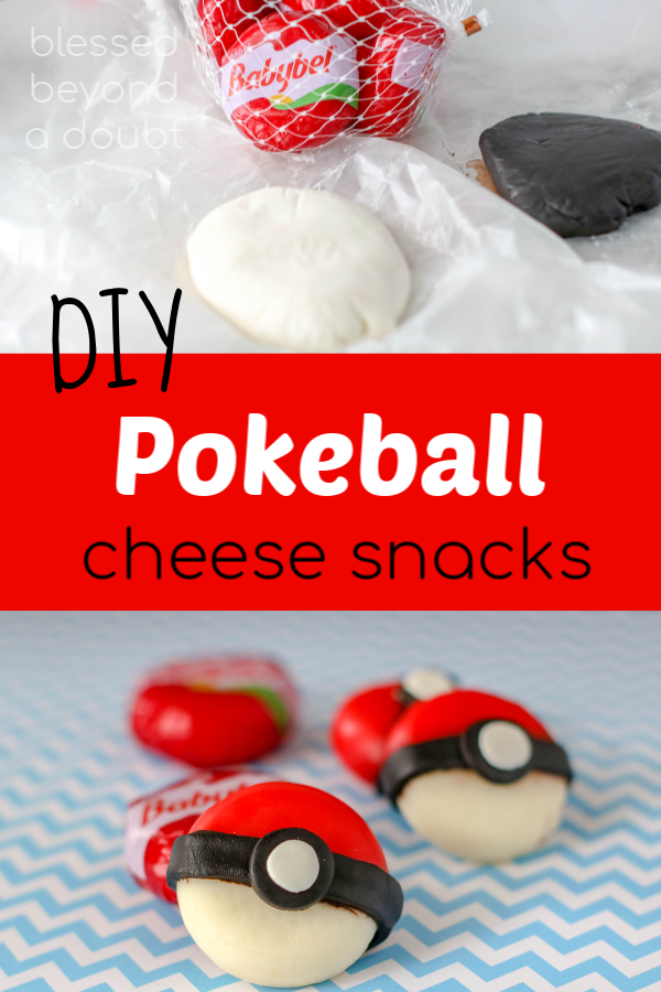 Be the the cool mom on the block and make these easy DIY Pokeball cheese snacks. #pikachu