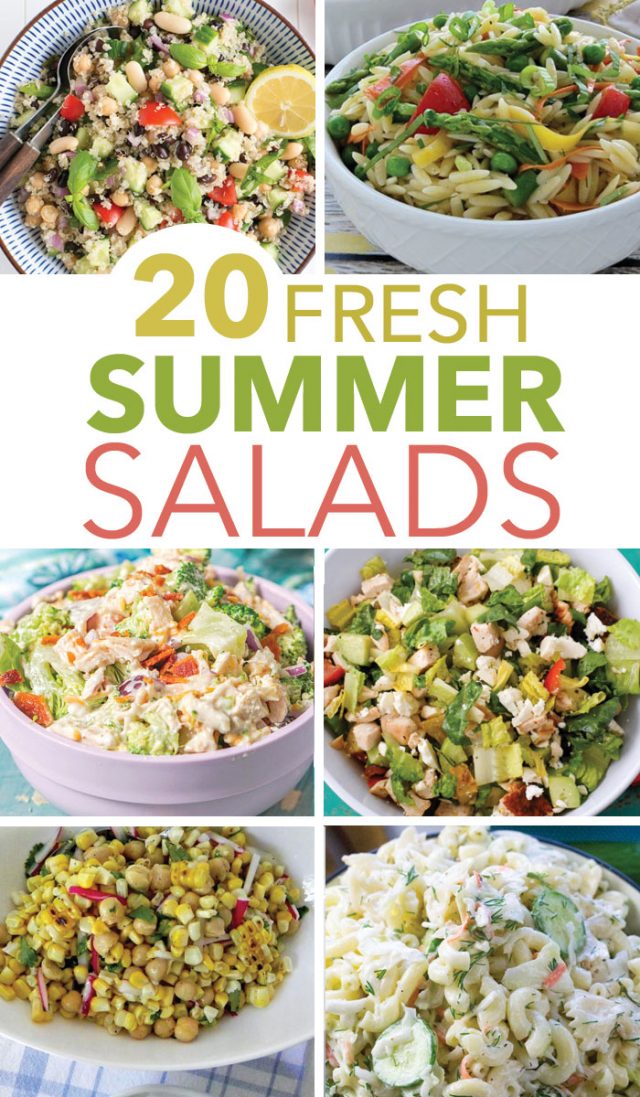 There's nothing easier than making an easy summer salad to go along with your favorite piece of grilled meat. Check out these easy Summer Salads for BBQ