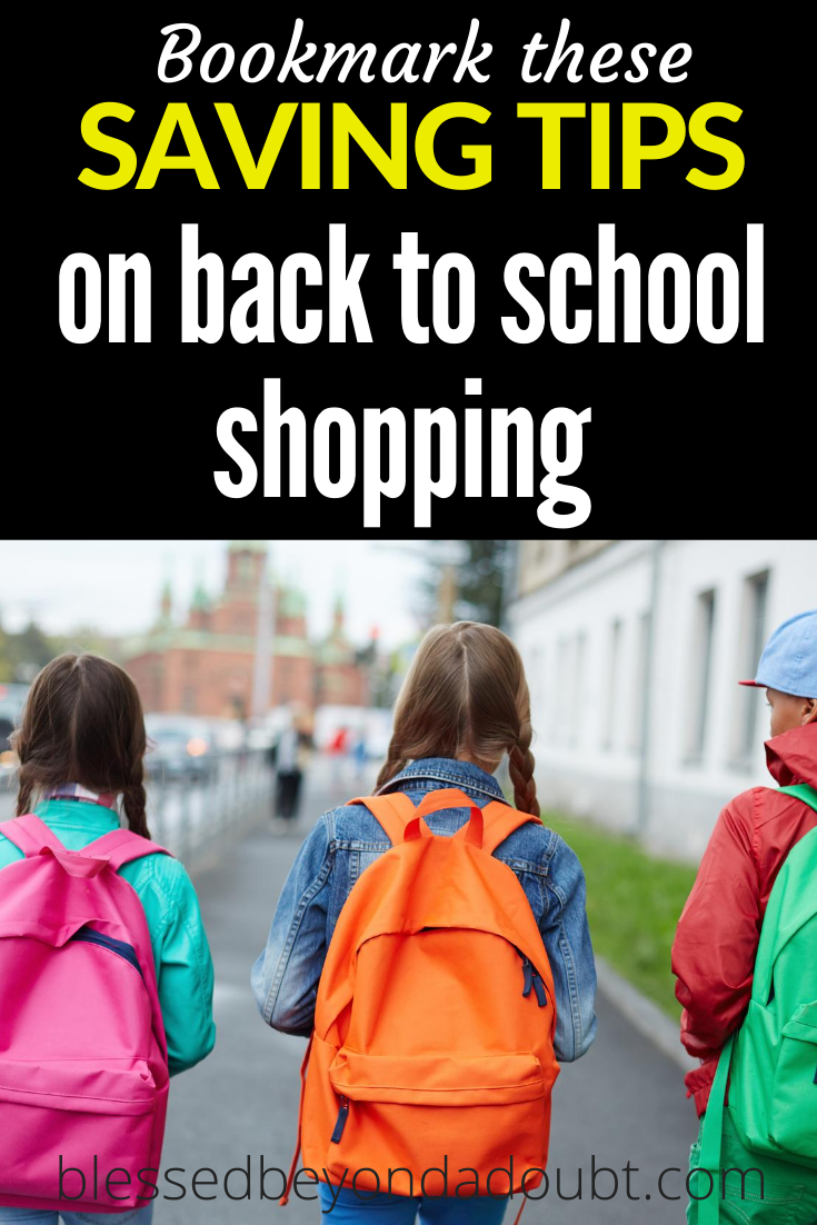 Be sure to check out these incredibly easy back to school shopping tips that will save you big money. Check out #4. #backtoschoolclothesshoppingtips #backtoschoolhacks