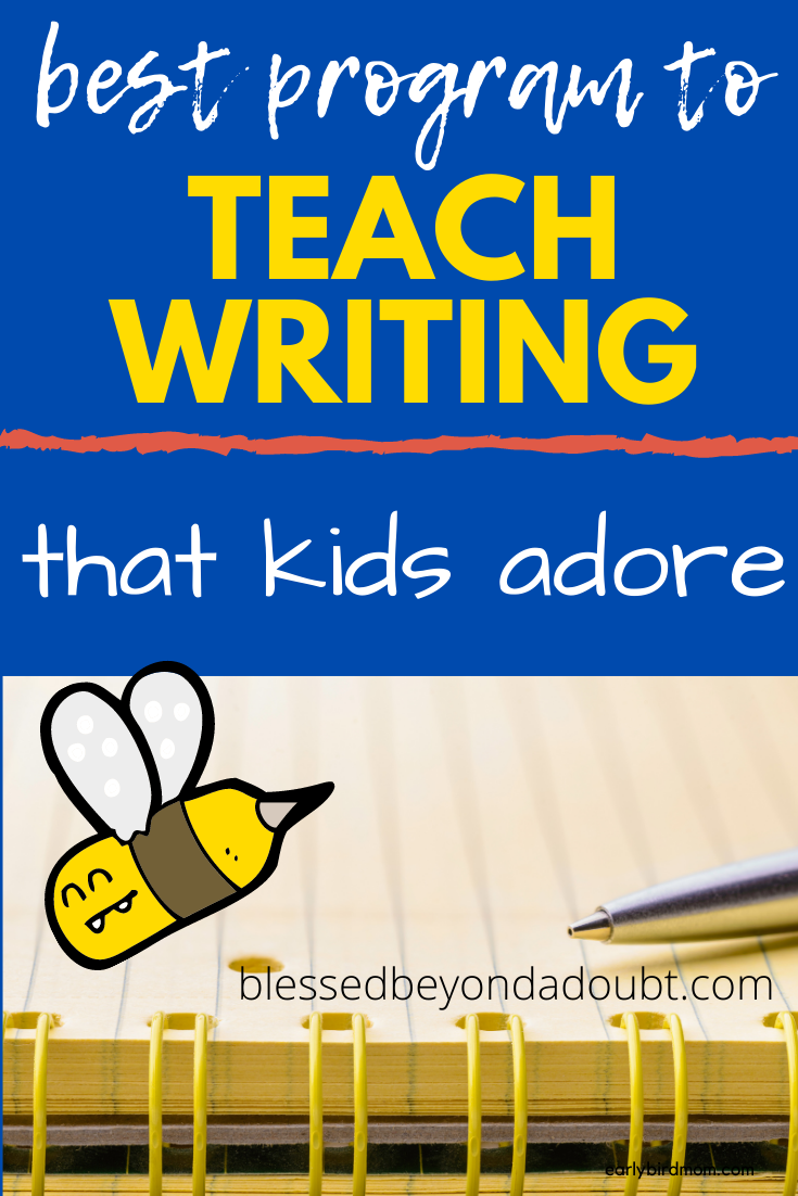 The most fun way to learn how to write! Your students will love it! This is the program that made my son love to write. #teachwritingelementary #howtoteachwriting #homeschool #writingcurriculumhomeschool #homeschoolwritingcurriculumhighschool #homeschoolwritingcurriculummiddleschool 