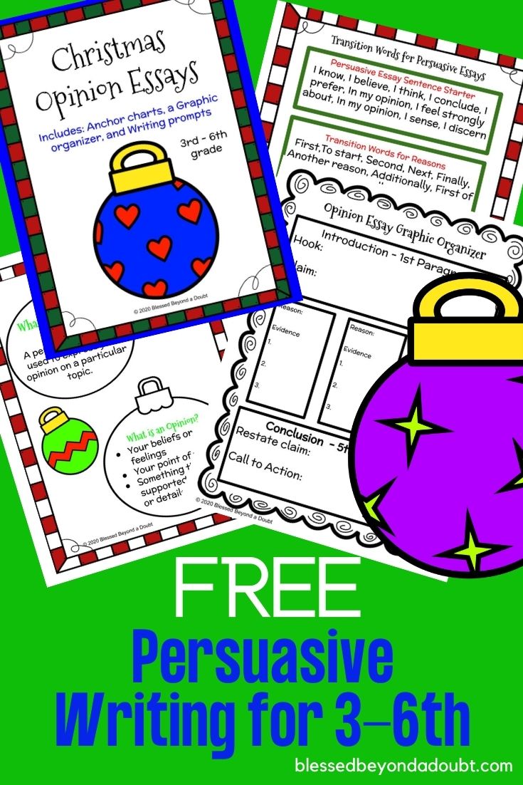 Your students will have so much fun with these FREE Persuasive Writing Ideas for Kids - Christmas Edition. Hurry! They are FREE for a limited time. #persuasivewritinganchorchart #persuasivewritingideas #persuasivewritingideasforkids #persuasivewritingprompts #christmaspersuasivewriting #christmaspersuasivewritingideas