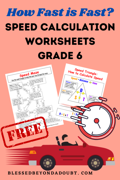 This packet offers a fast way to teach how to calculate speed with easy to follow information and fun activities.