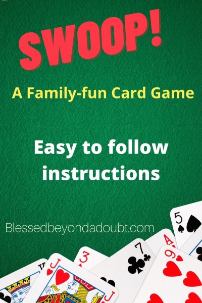 The SWOOP, game a relatively unknown card game, has become one of my family's favorites. Here are the simple to follow rules of the game.