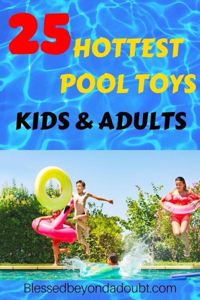 Looking forward to summer and time in the pool? Here is a list of the 25 hottest pool toys for kids and adults.