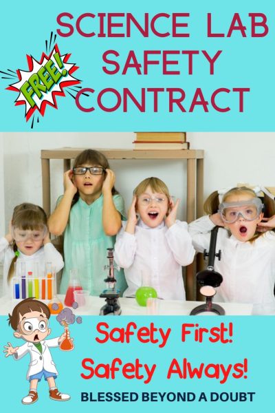 Student safety is important to all teachers, and we want to teach our students how to work safely in the science lab. Use this FREE Science Lab Safety Contract in your class.